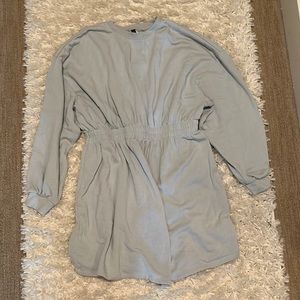 H&M divided smocked sweatshirt xl dress tunic